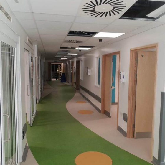 Southampton General Hospital Hallway