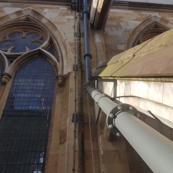 Westminster Abbey Decorating Painted Dry Riser